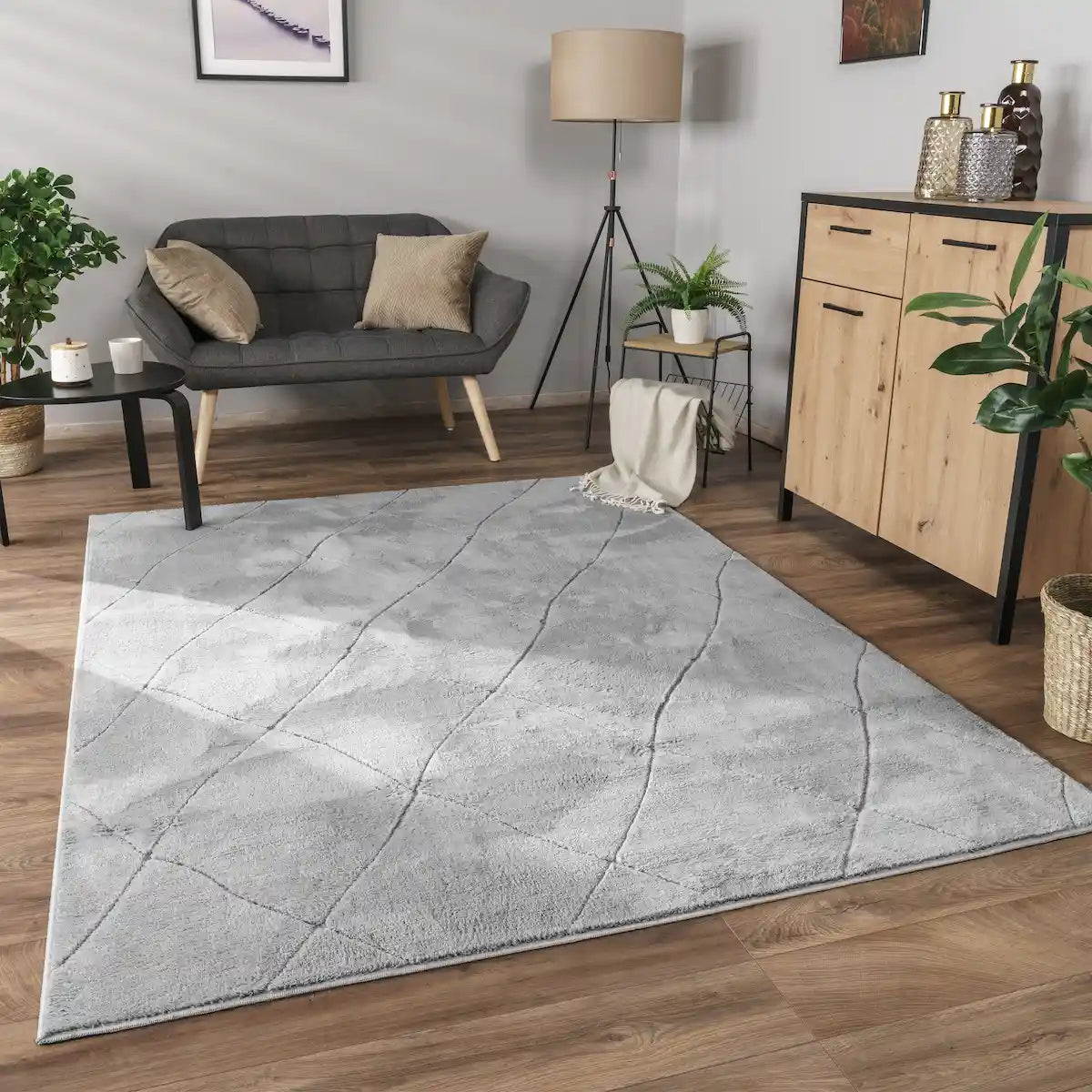 Tapis Doux Sofline - Gris