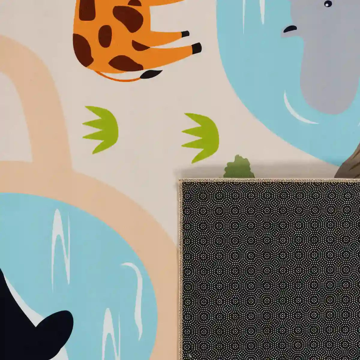 Antidérapant Tapis Enfant Safari