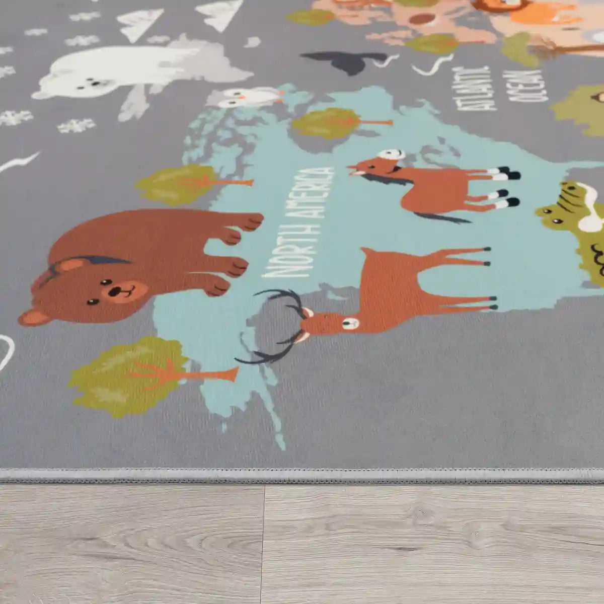 Bordure Tapis Carte du Monde Meno