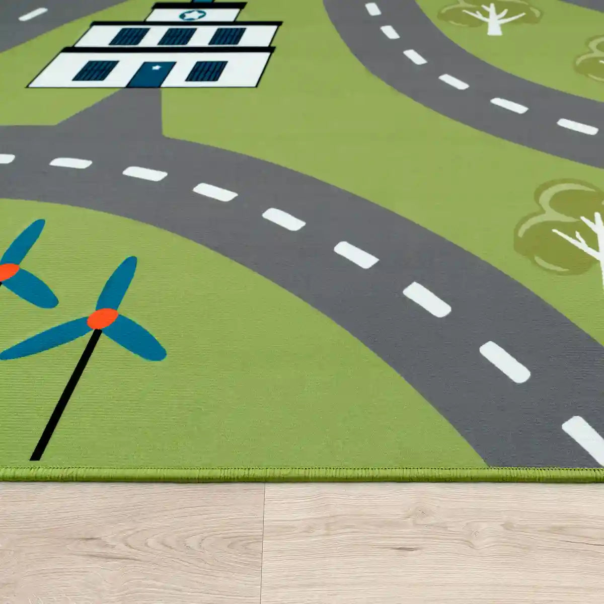 Bordure Tapis Enfant Route Ecologie