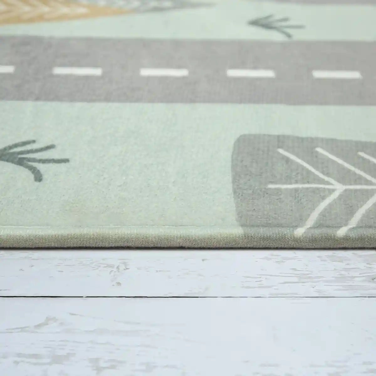 Bordure Tapis Rond Enfant Circuit Forest