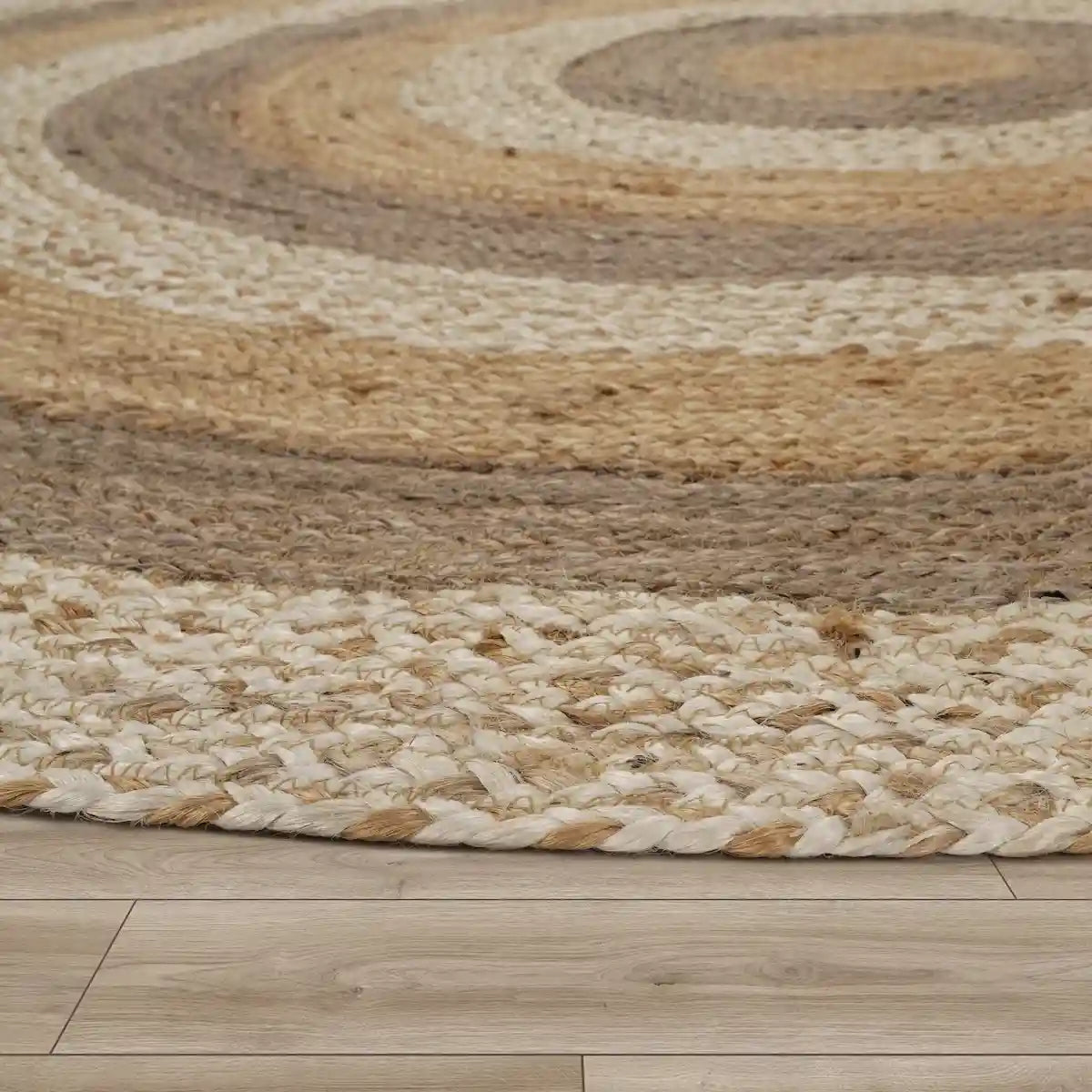 Bordure Tapis Rond Jute Cilyo