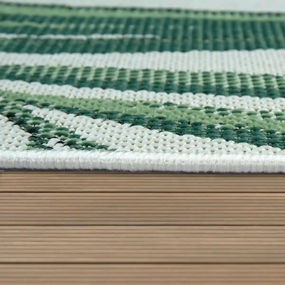 Bordure Tapis Rond Naturel Feulito