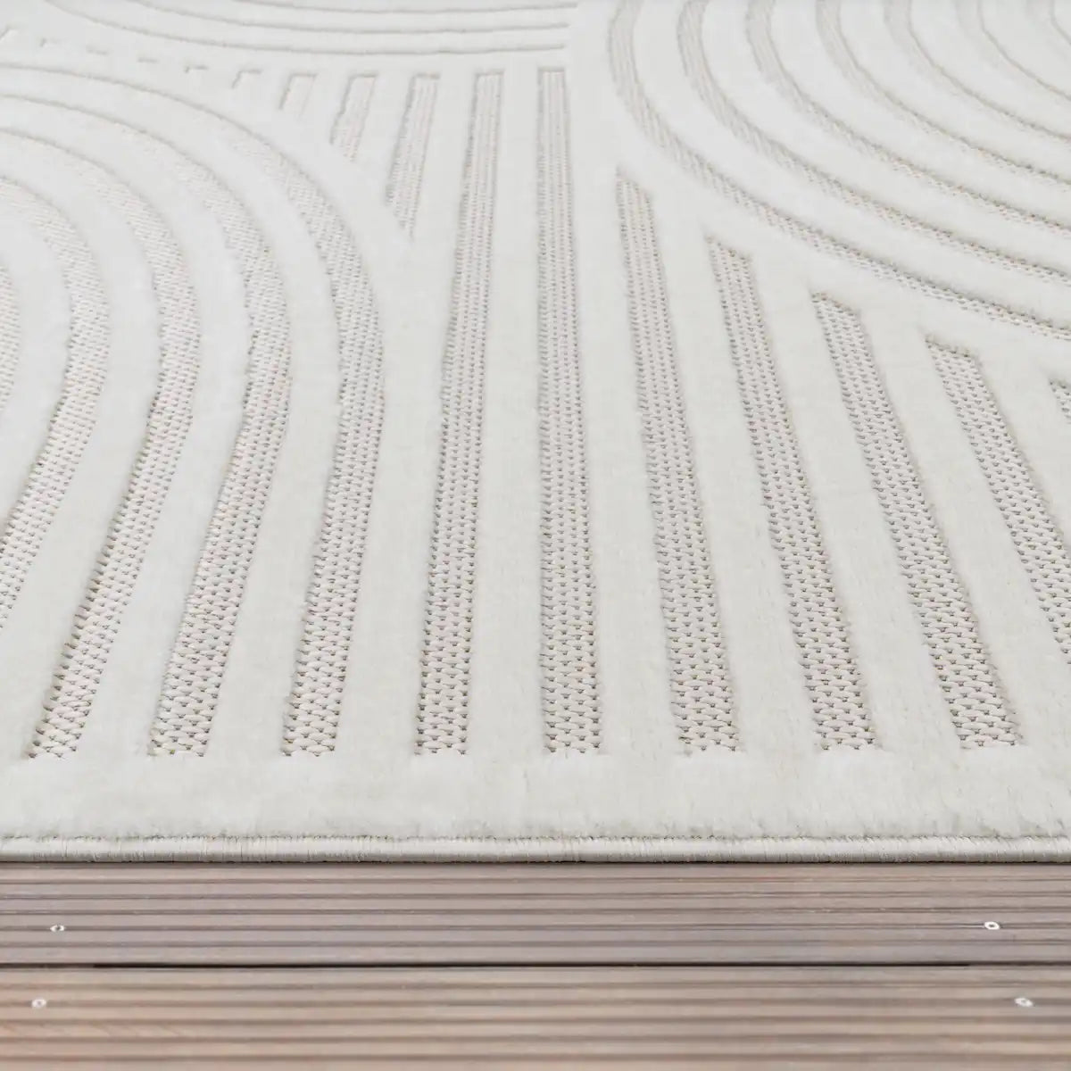 Bordure Tapis Rond Scandinave Zola