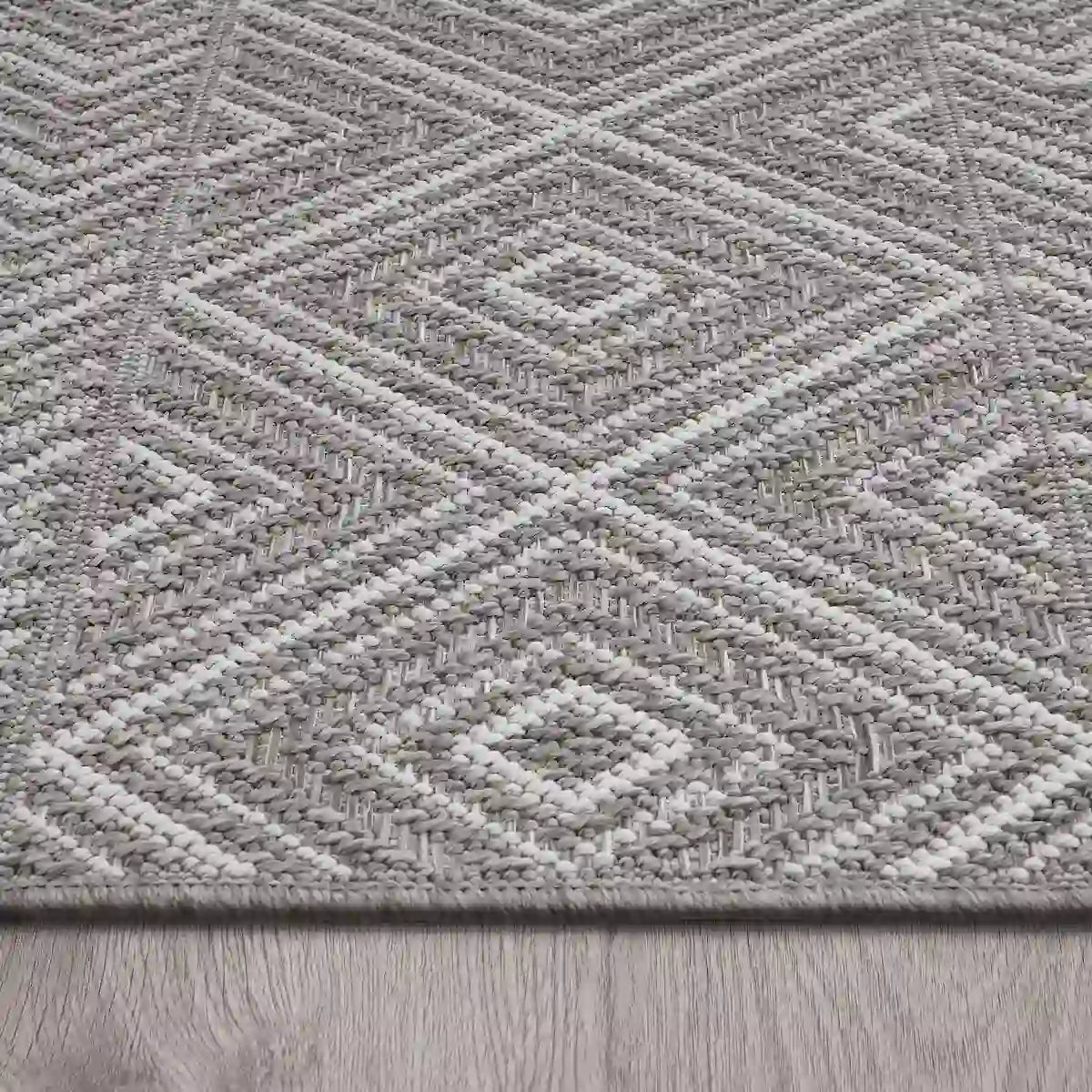 Bordure Tapis Rond Scandinave Fjord