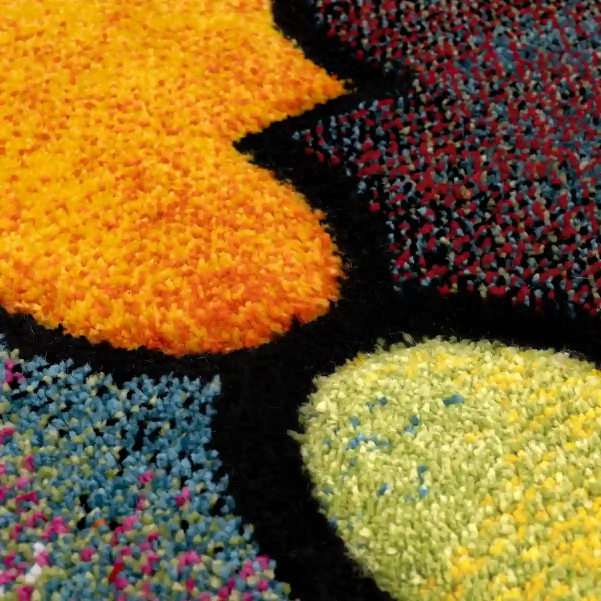 Détails Tapis Coloré Andalou