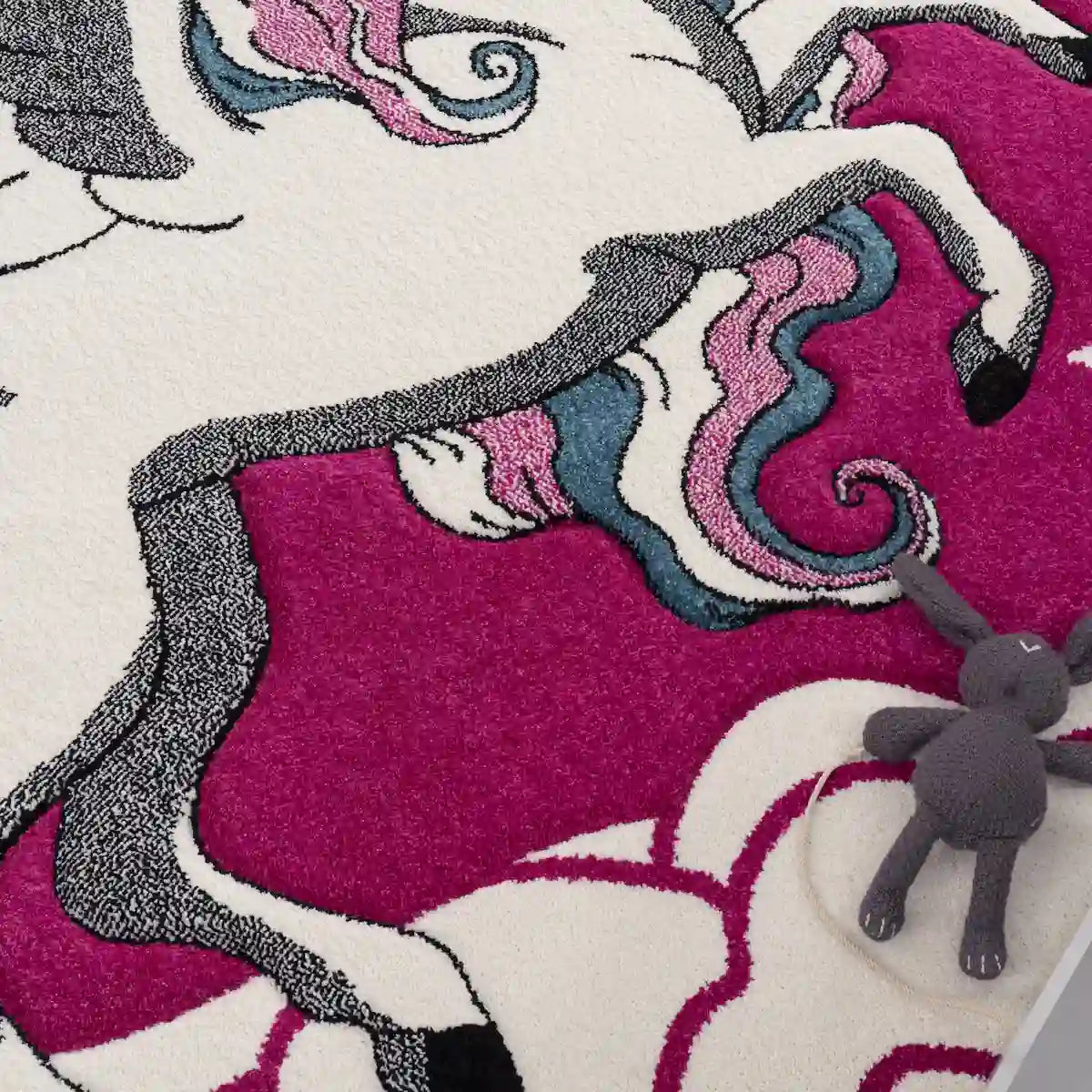 Détails Tapis Enfant Licorna
