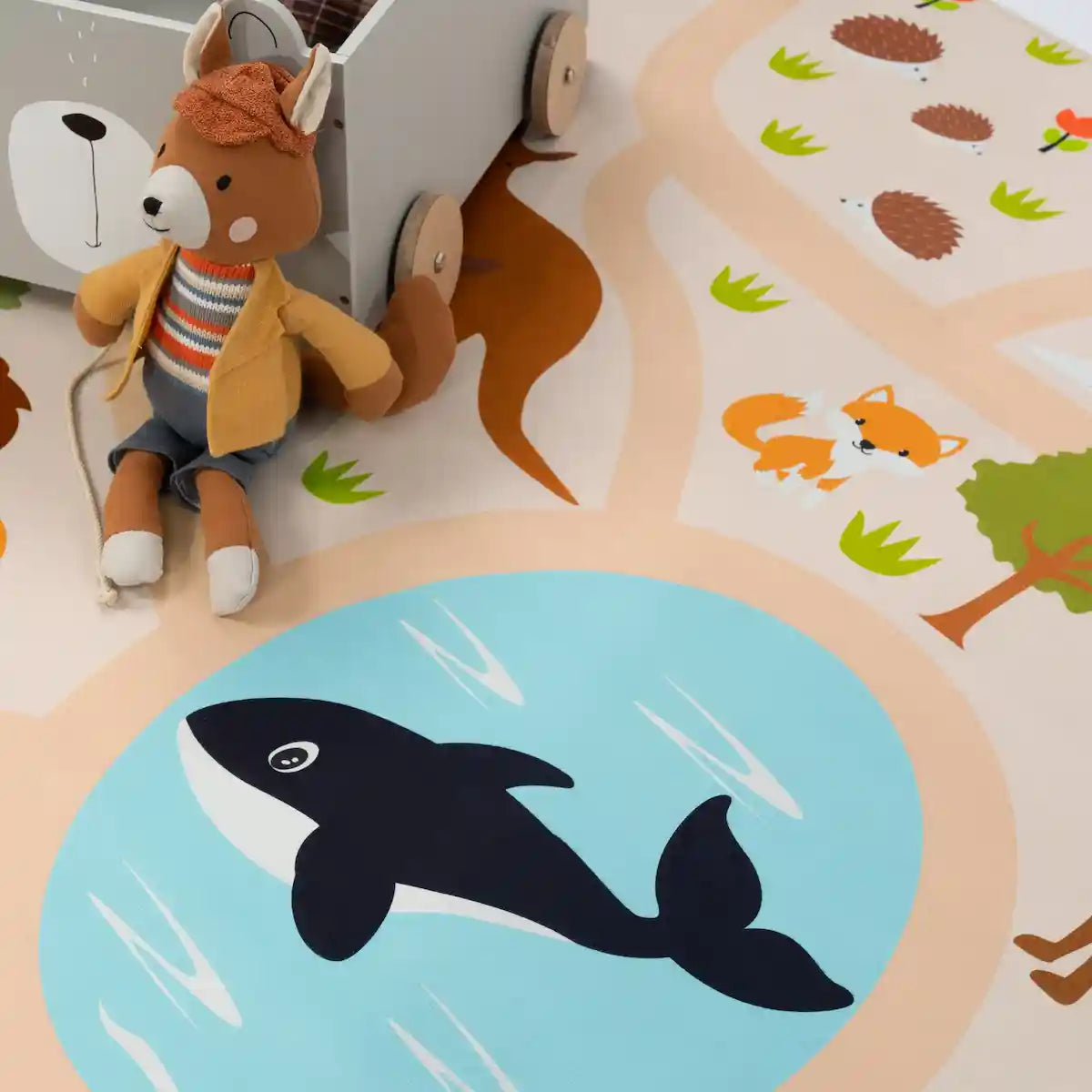 Details Tapis Enfant Safari