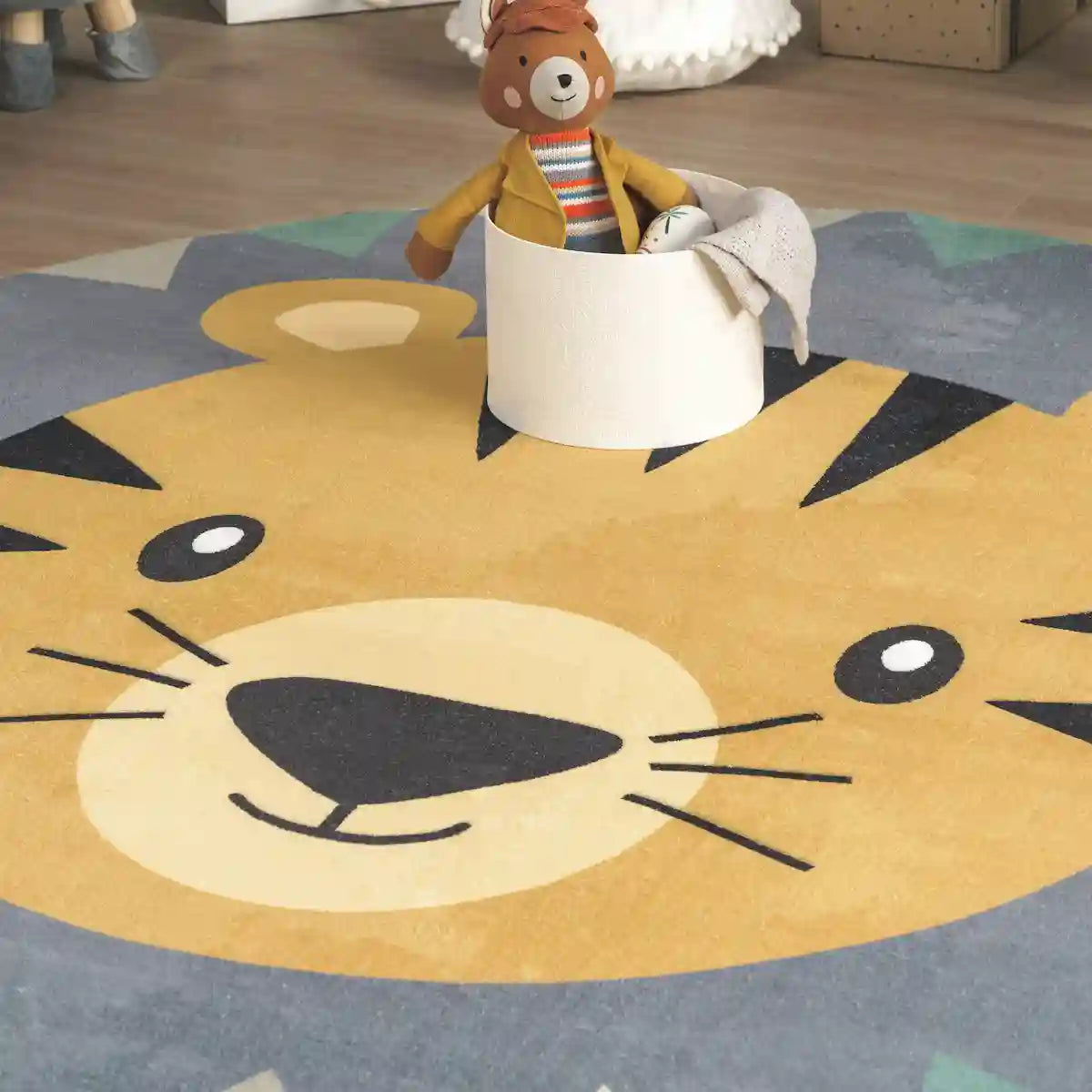 Détails Tapis Rond Enfant Tigrou
