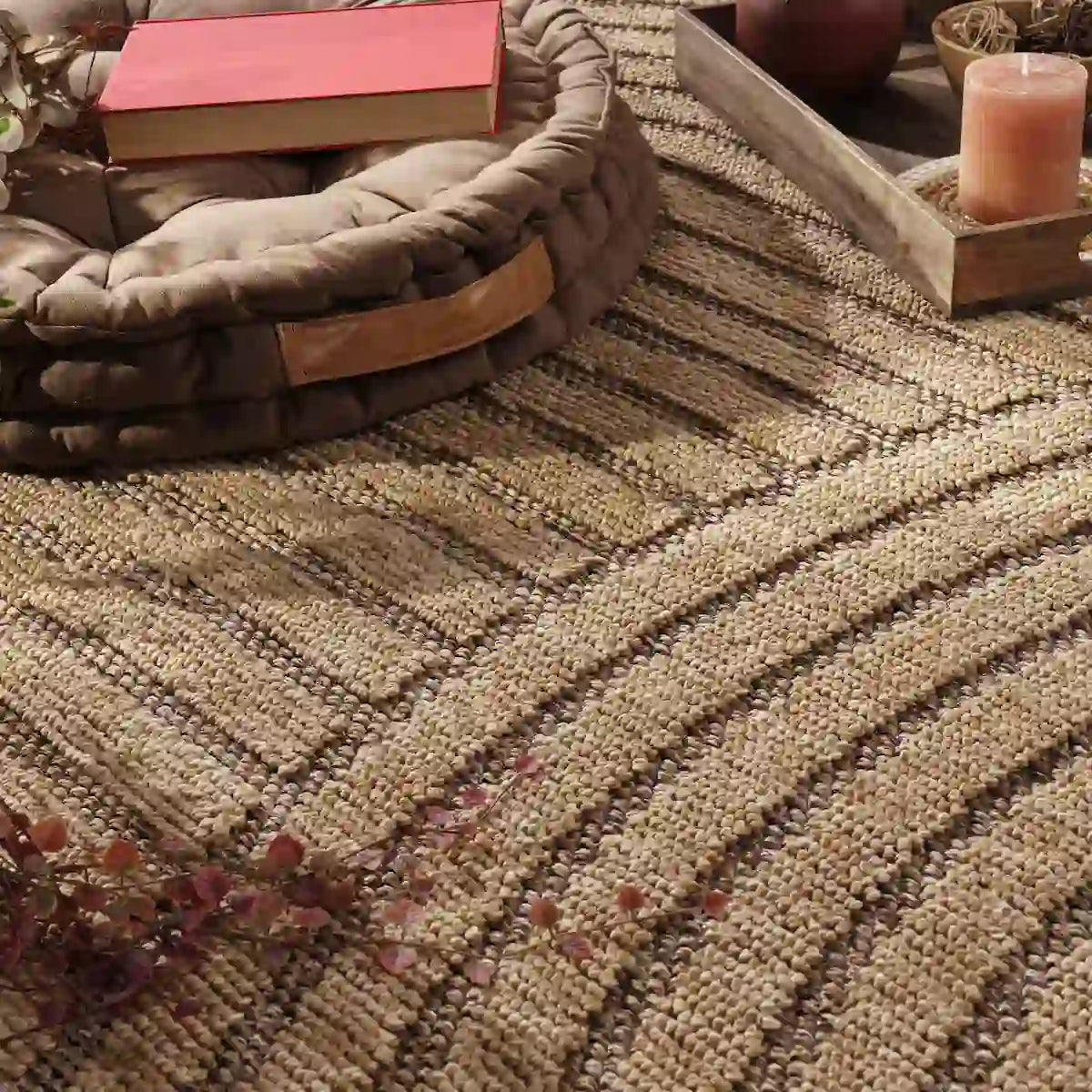 Détails Tapis Naturel Nordica