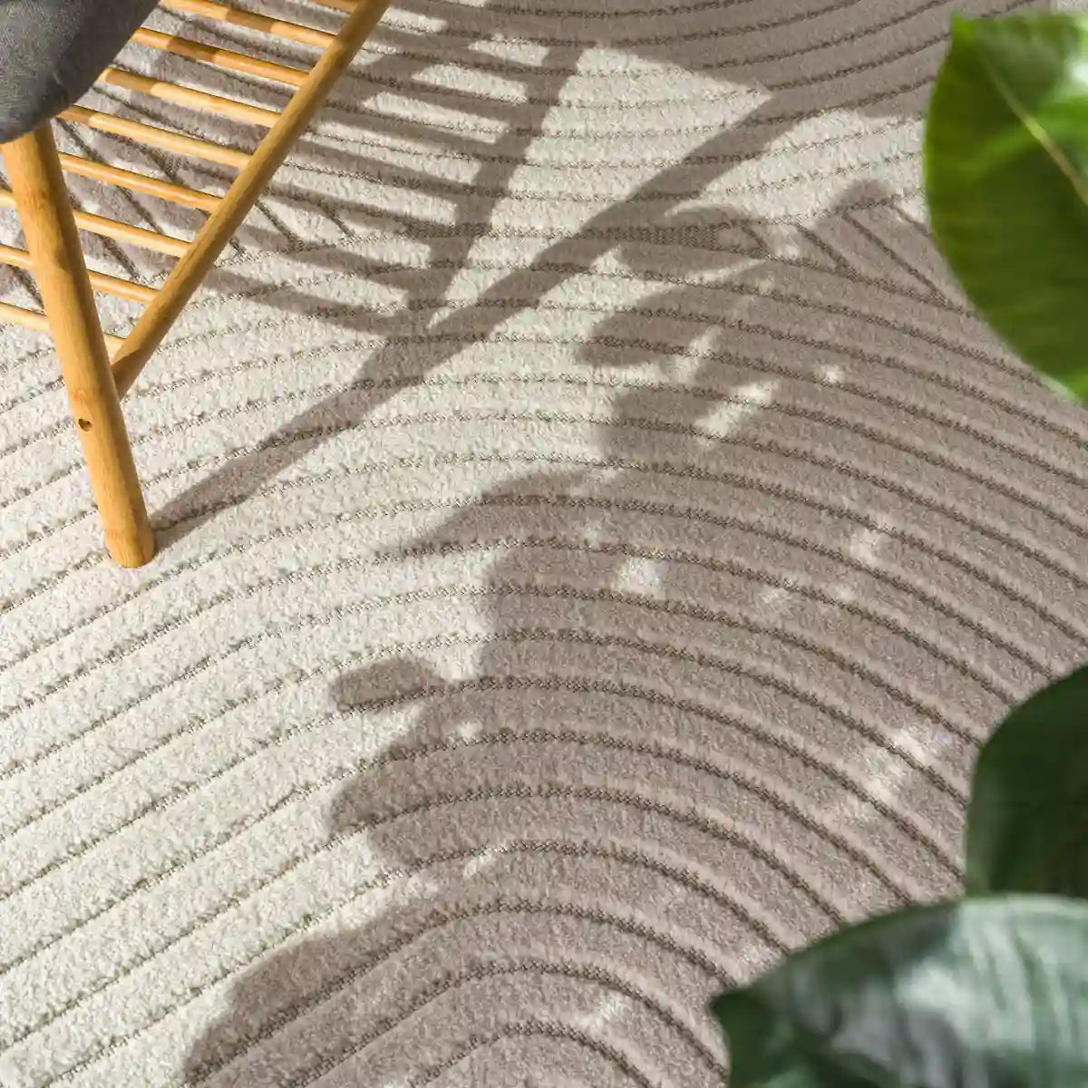Détails Tapis Rond Design Sculo