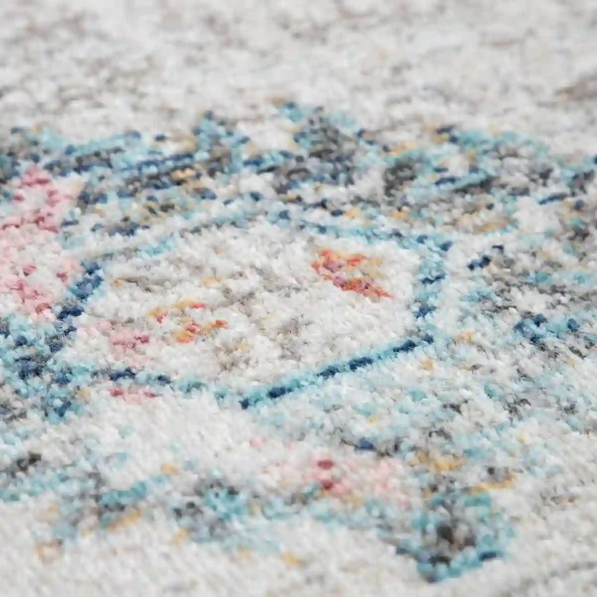 Détails Tapis Rond Oriental Safi
