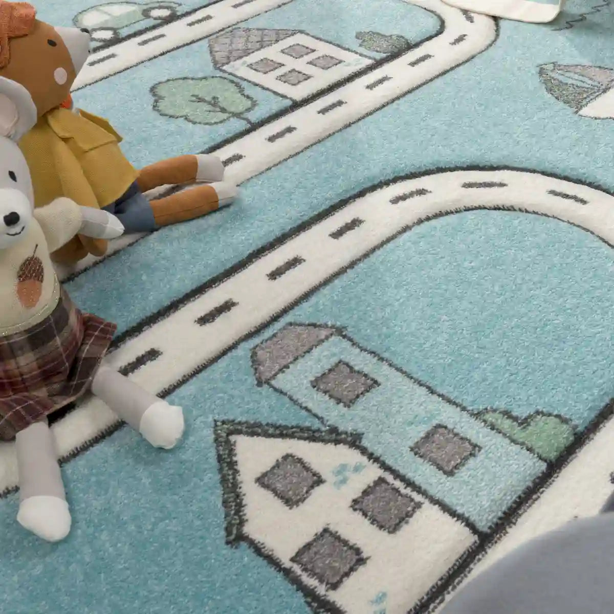 Détails Tapis Route Enfant Arondo