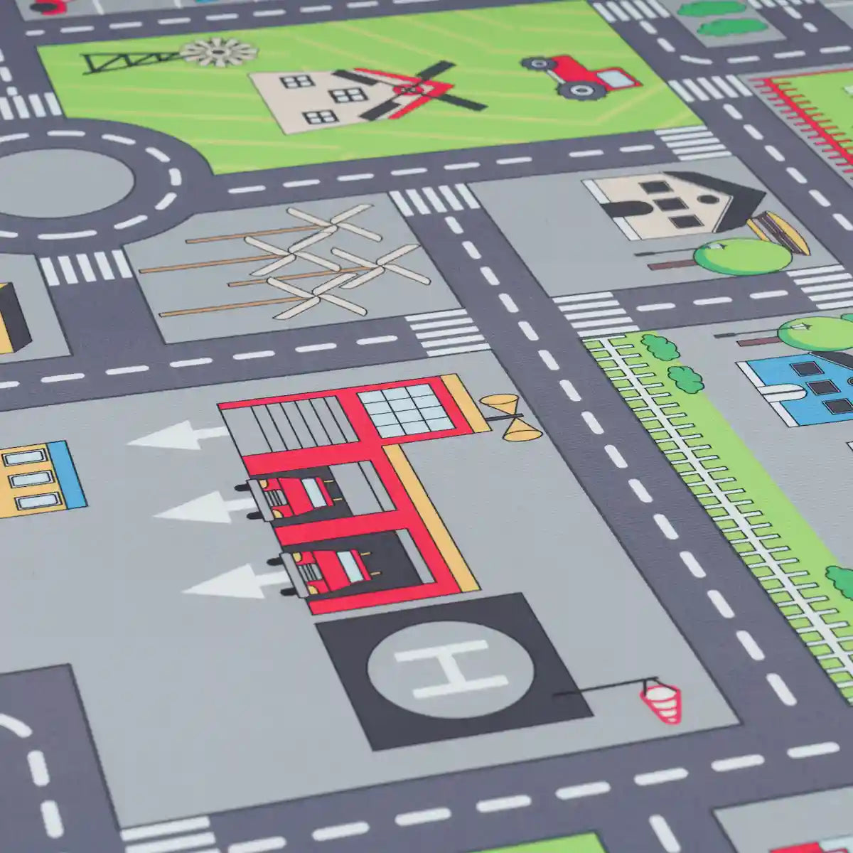 Détails Tapis Route Enfant City