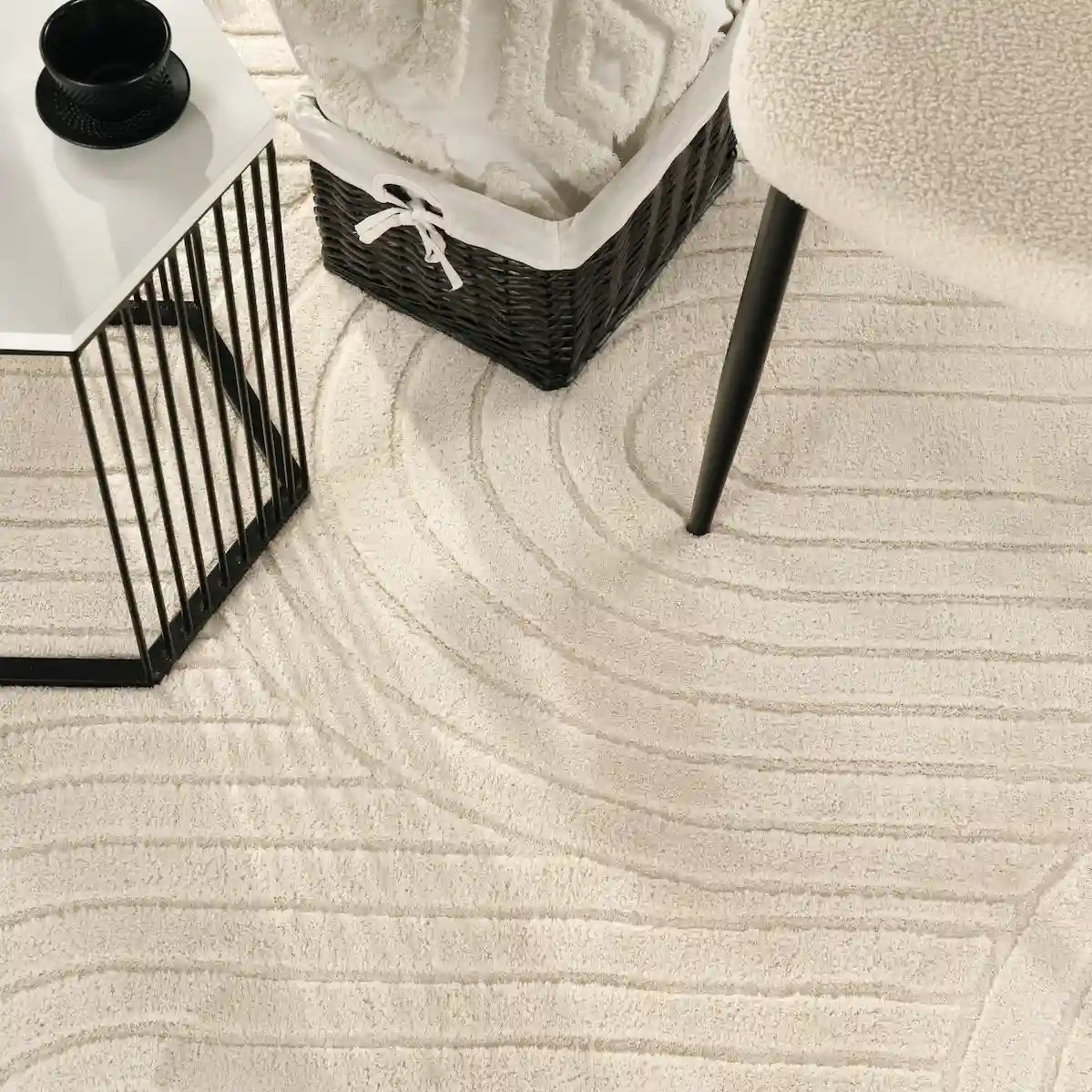 Détails Tapis Scandinave Elnor
