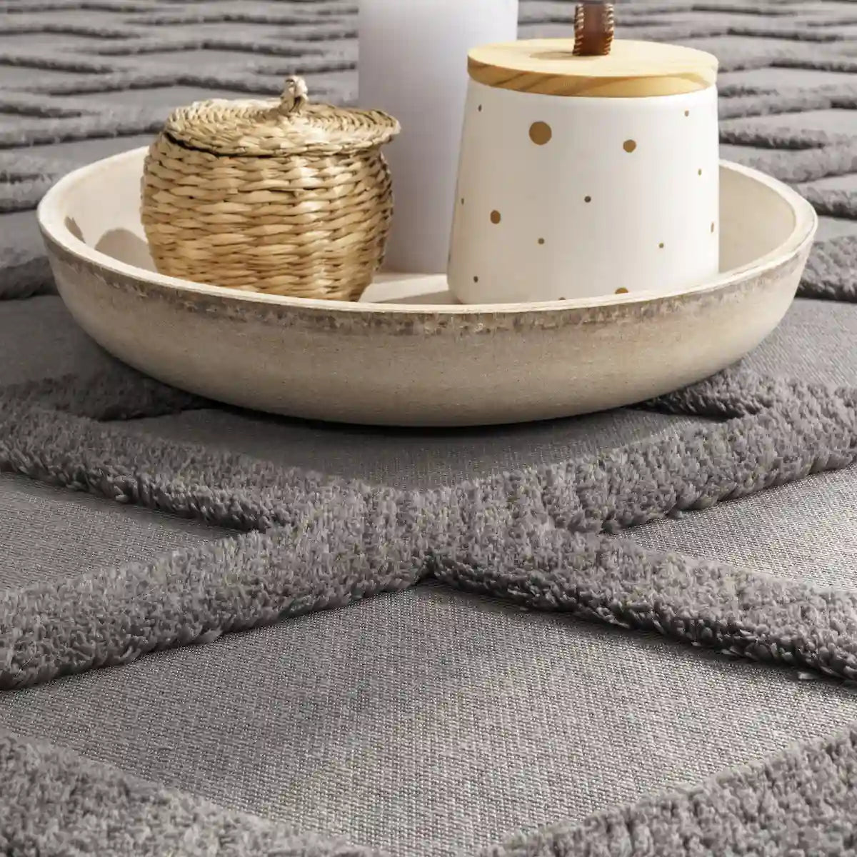 Détails Tapis Scandinave Nova