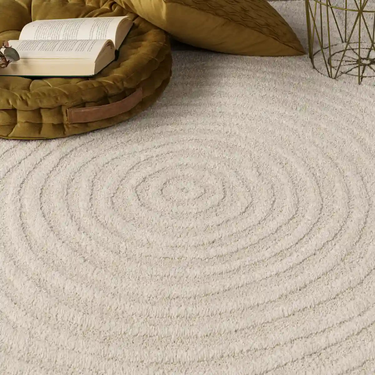 Détails Tapis Scandinave Ovala