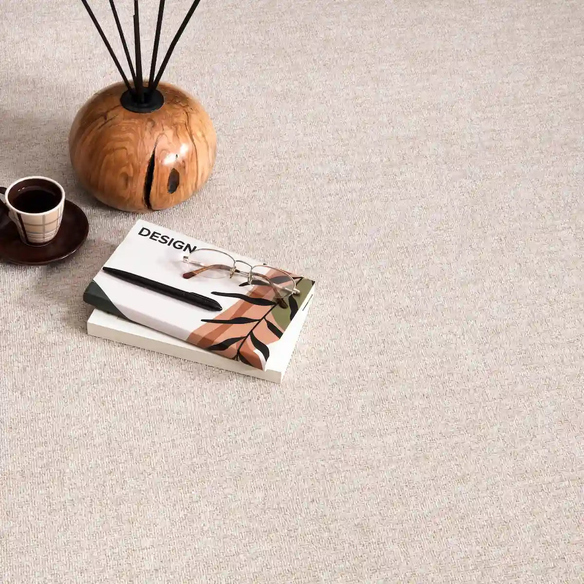 Détails Tapis Uni Solly