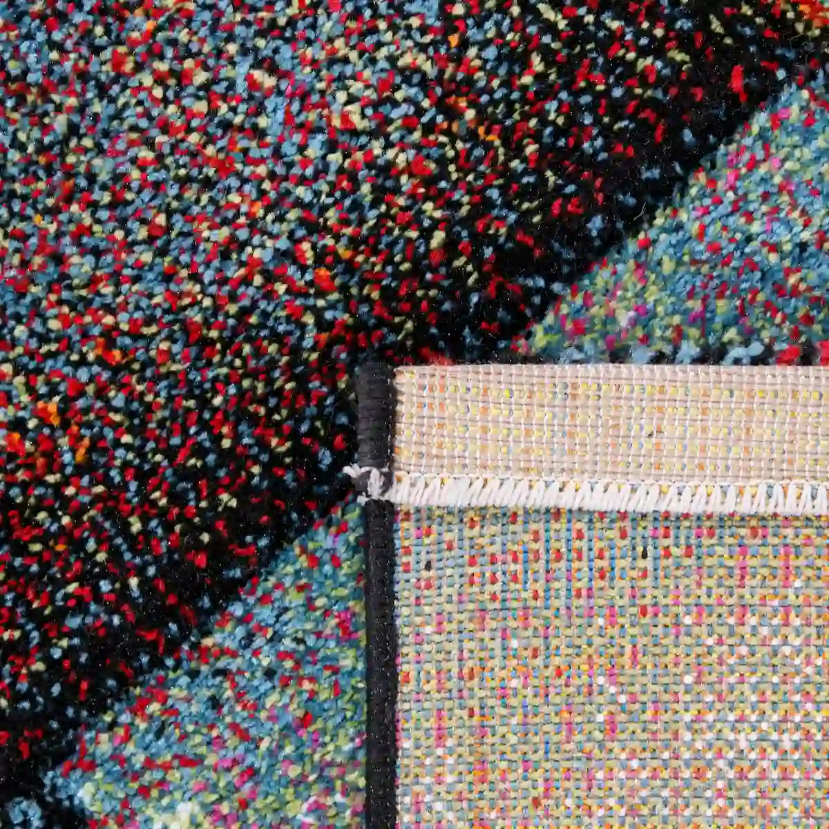 Dos Tapis de Couloir Coloré Cubo