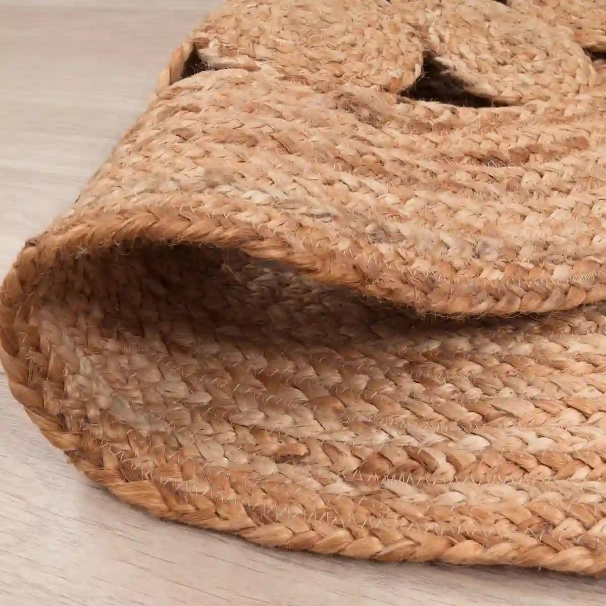 Dos Tapis Rond Jute Moza