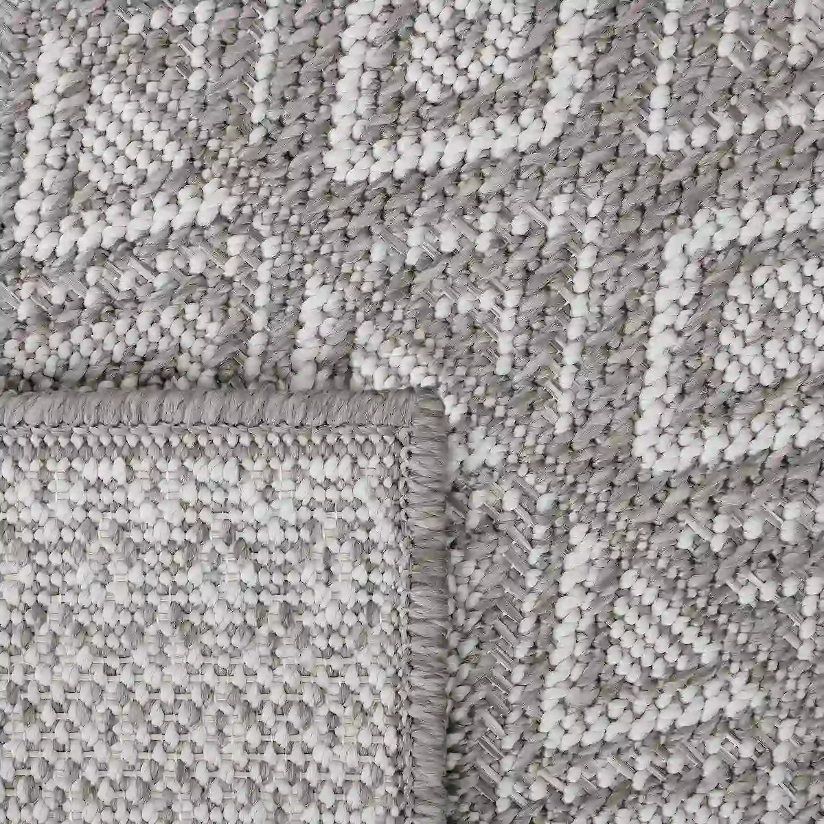 Dos Tapis Rond Scandinave Fjord
