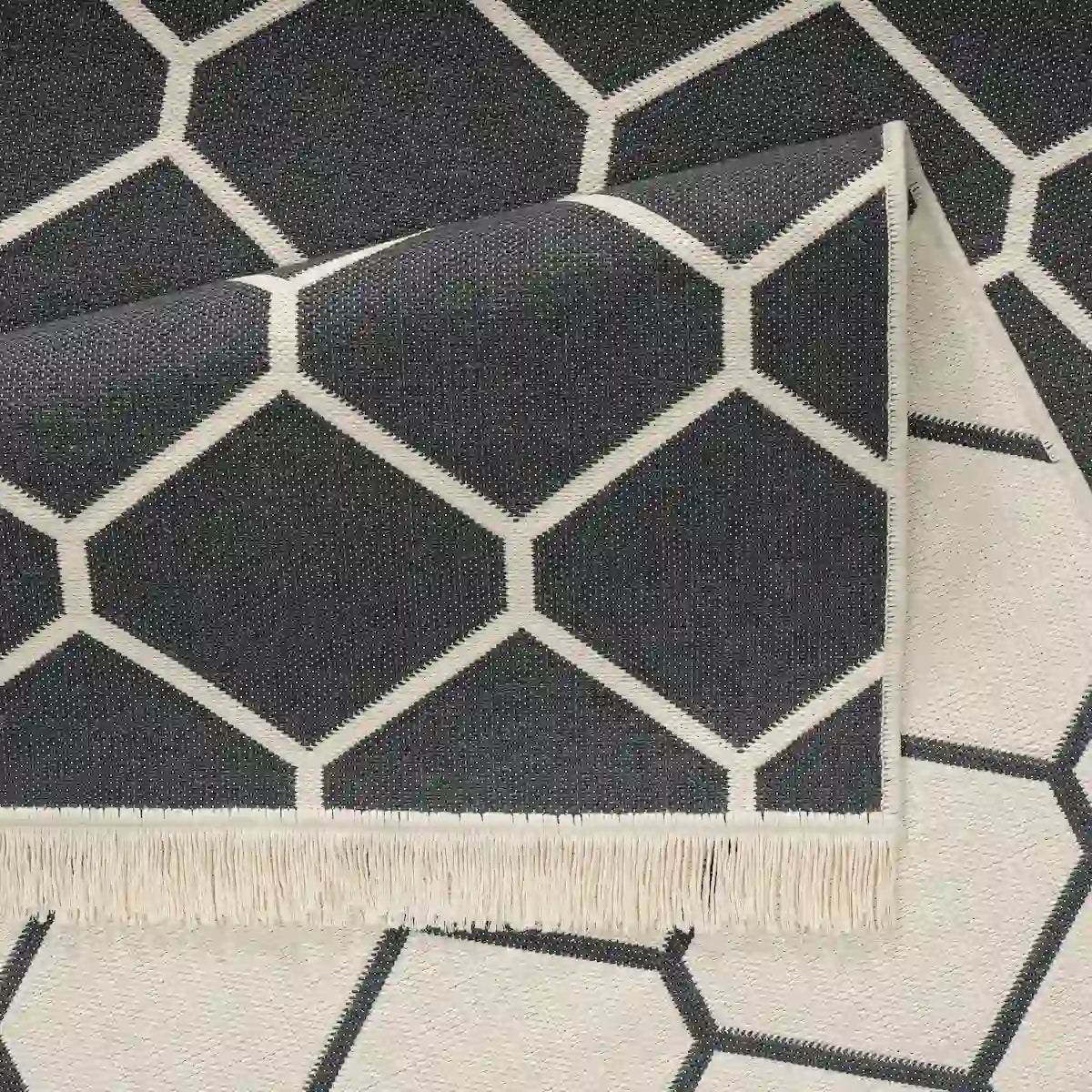 Double face Tapis Réversible Hexa