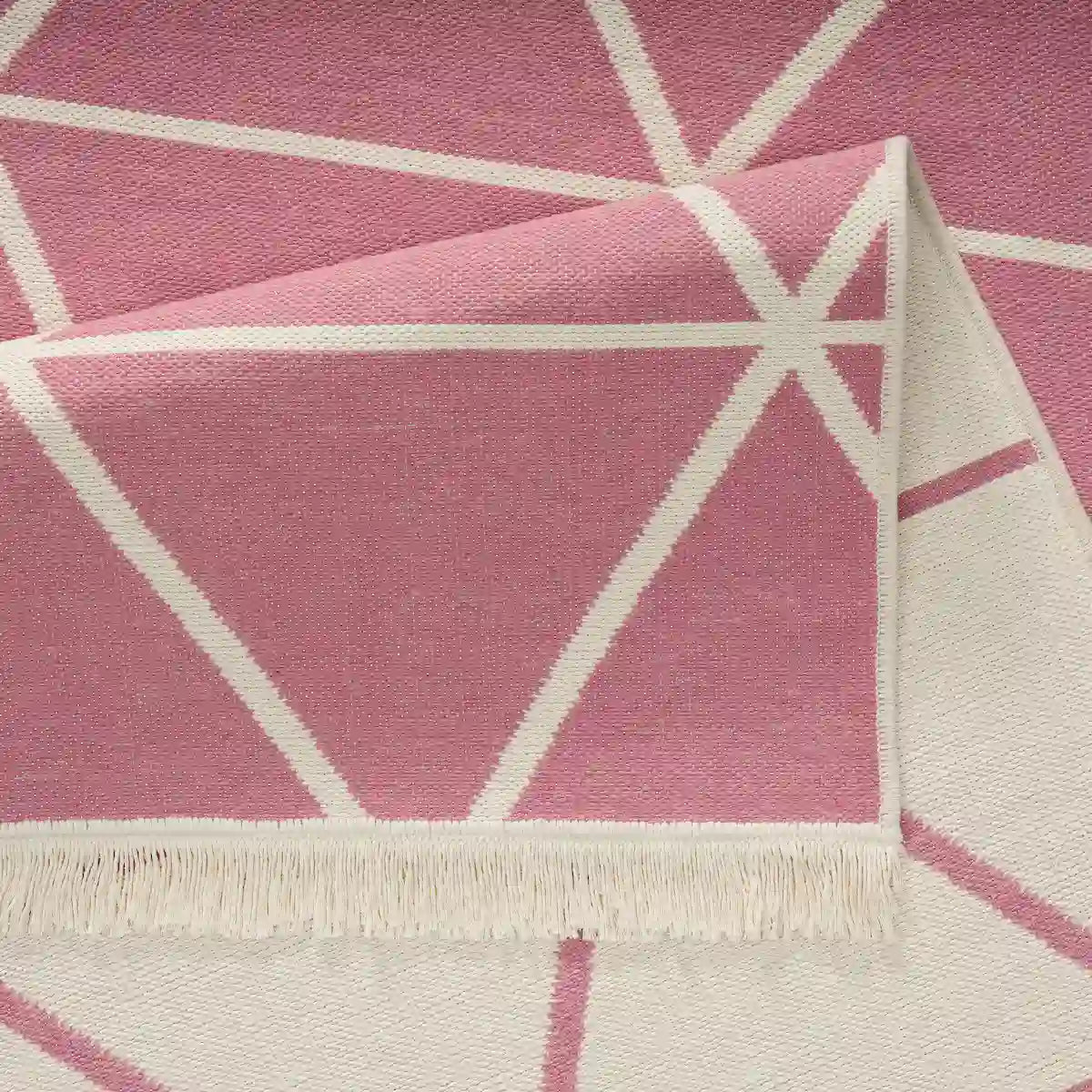 2 faces roses Tapis Original Axia Réversible