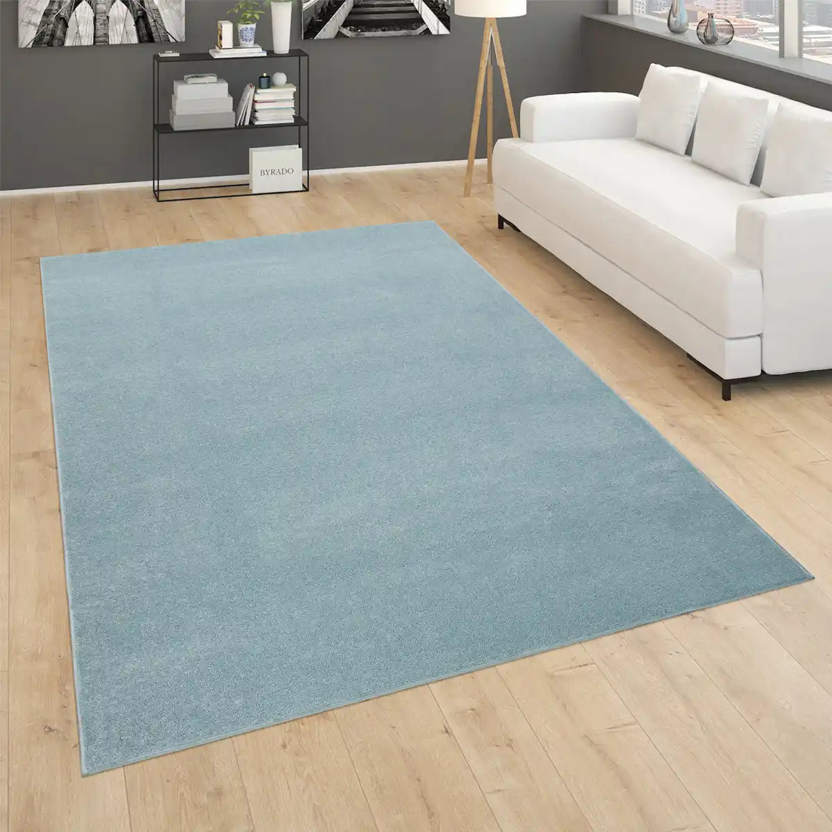 Tapis Uni Basic Turquoise