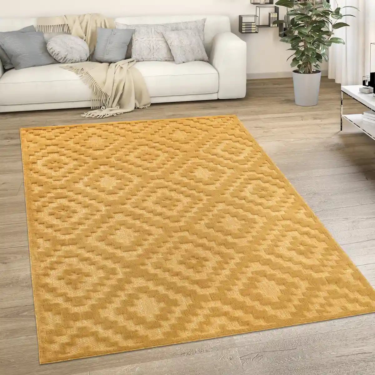 Tapis Berbère Aduz Jaune