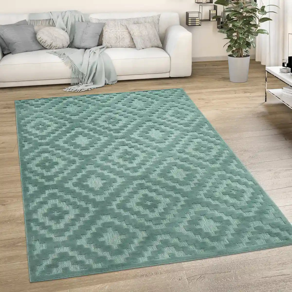 Tapis Berbère Aduz Turquoise