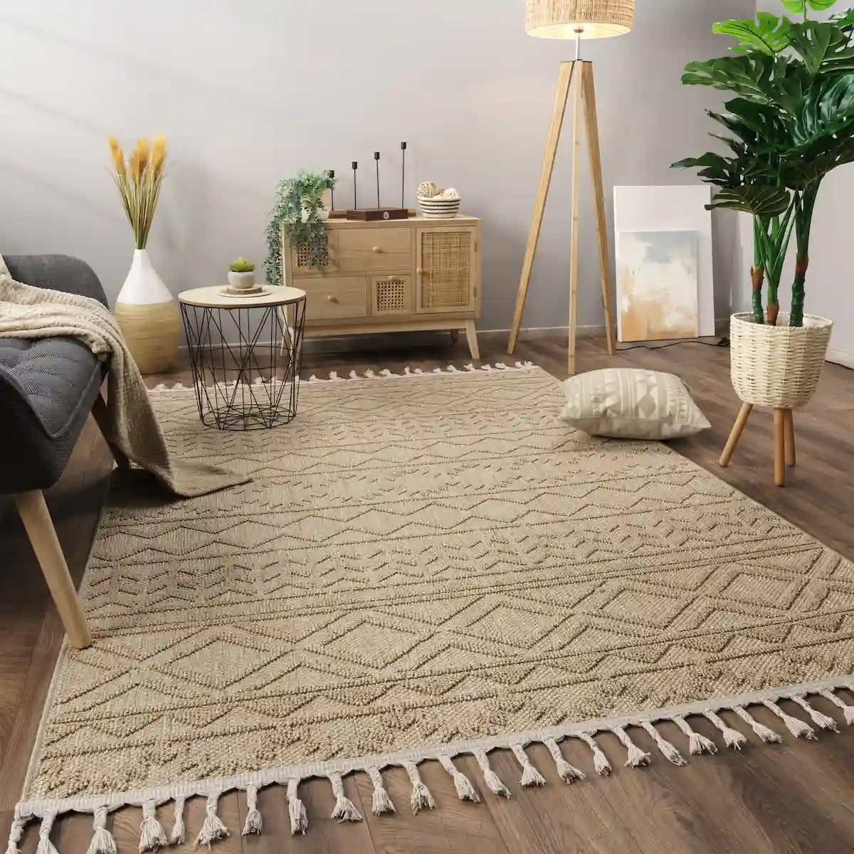 Tapis Berbère Tazirt Beige