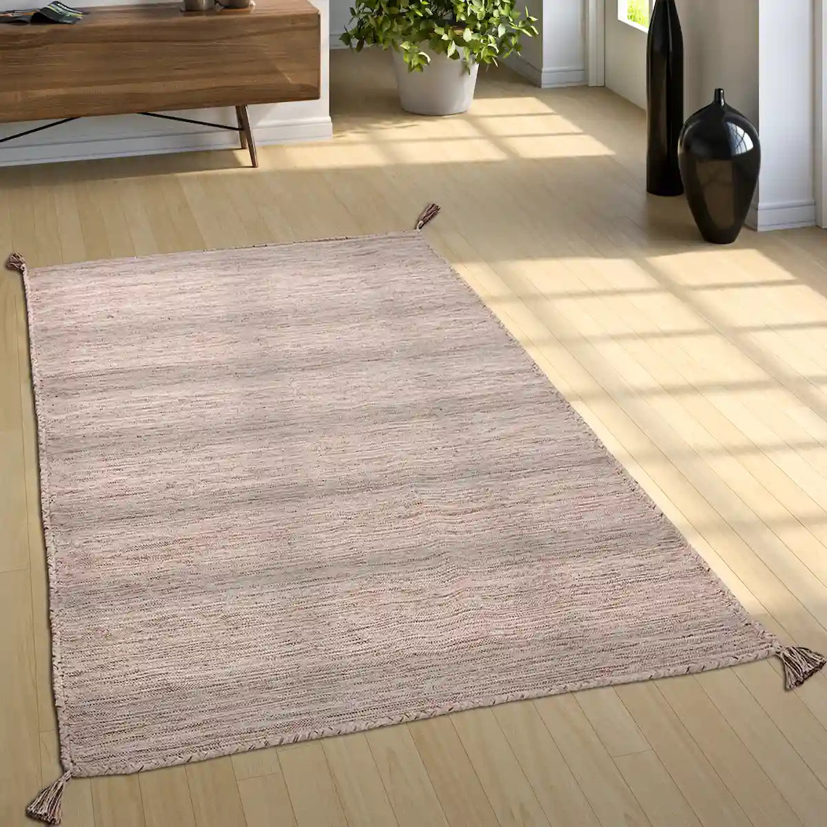 Tapis Berbère Uni Beige