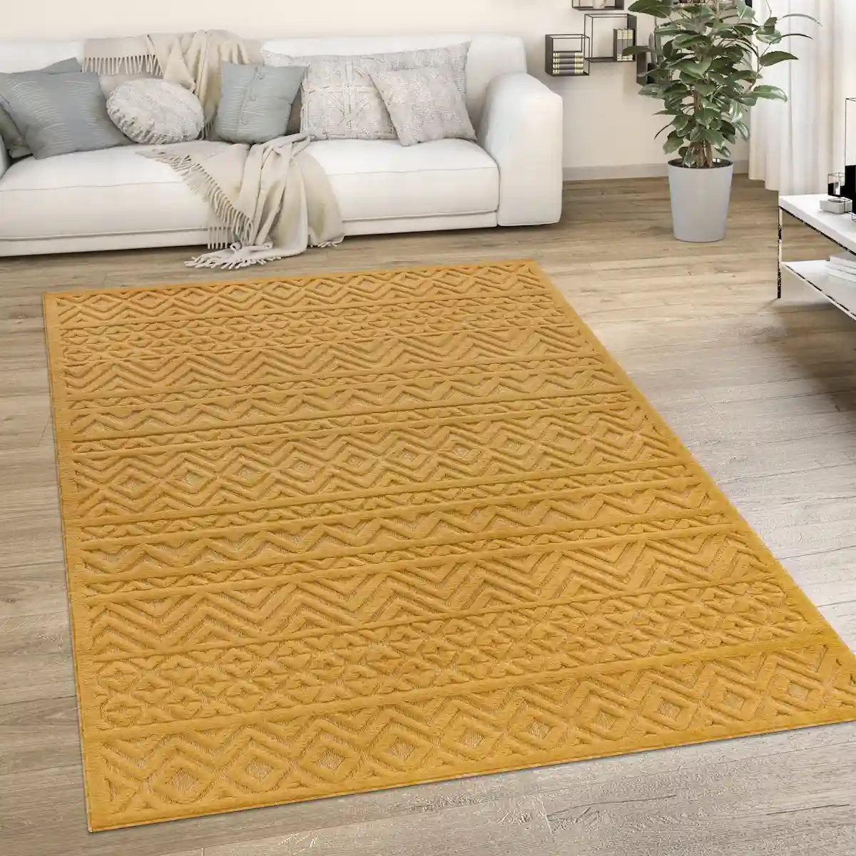 Tapis Berbère Zagora - Jaune
