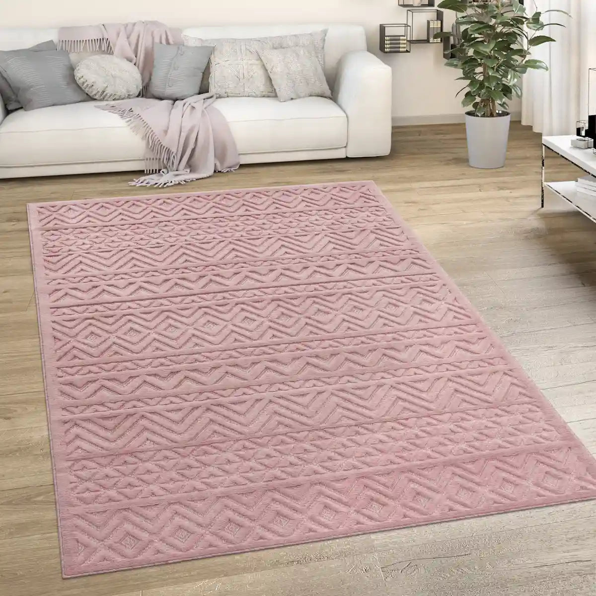 Tapis Berbère Zagora - Rose