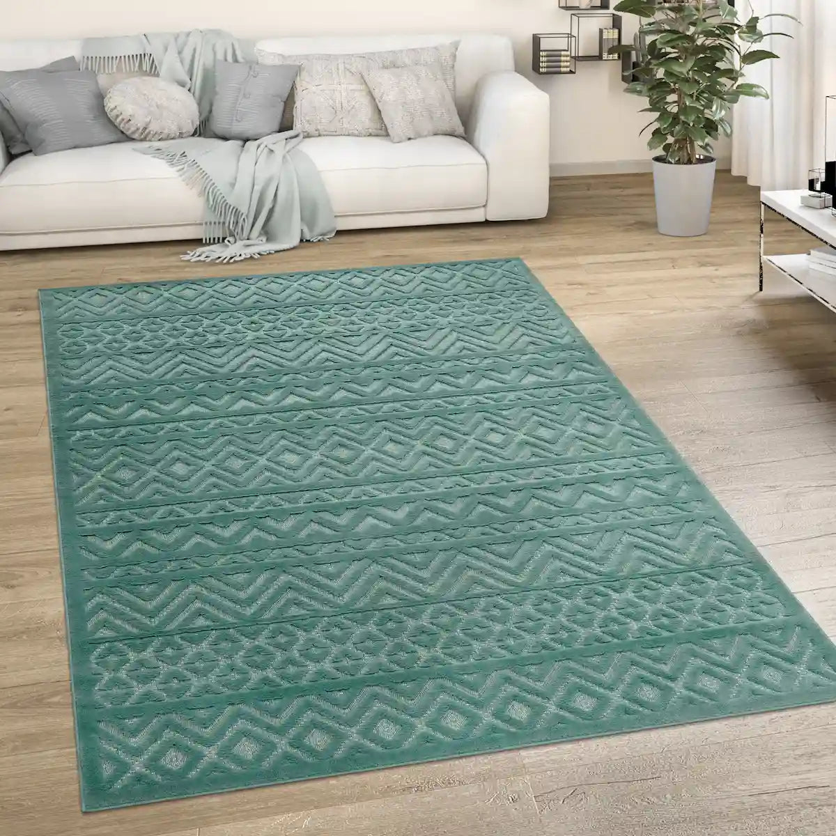 Tapis Berbère Zagora - Turquoise