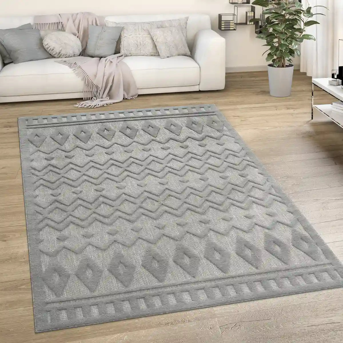 Tapis Berbère Taka couleur Gris