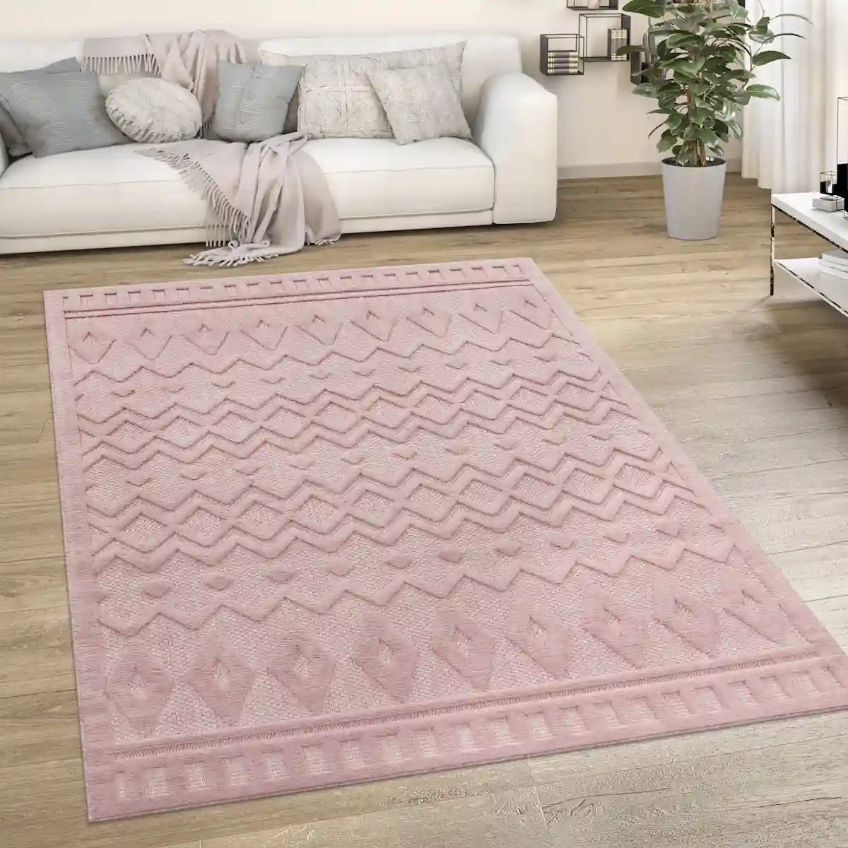 Tapis Berbère Taka couleur Rose