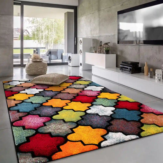 Tapis Coloré Andalou - Tapis coloré salon