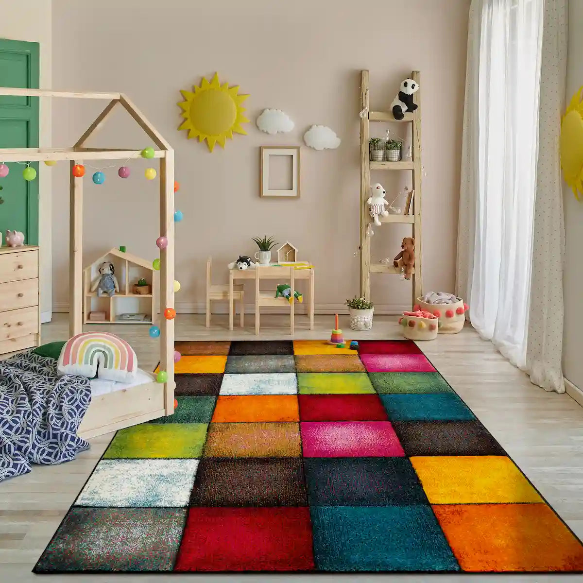Tapis Coloré Disco Chambre Enfant