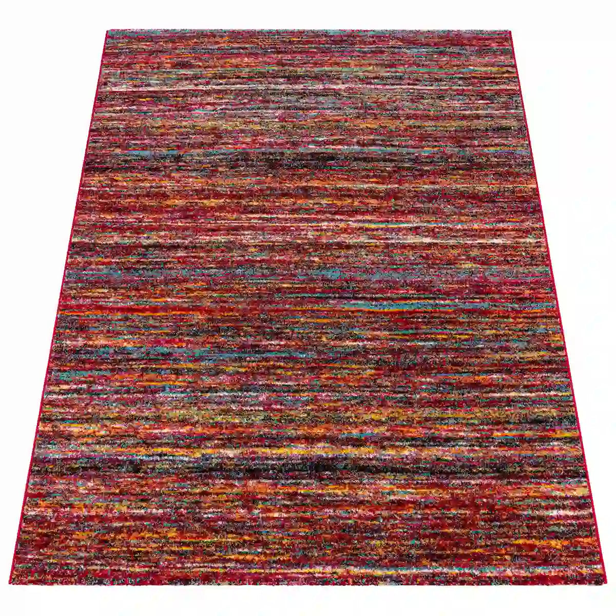 Tapis Coloré Roja sur fond blanc