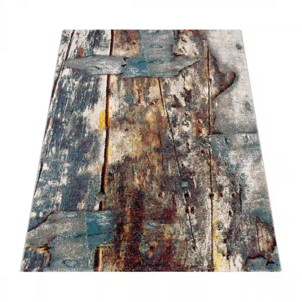 Tapis Coloré Rolio sur fond blanc