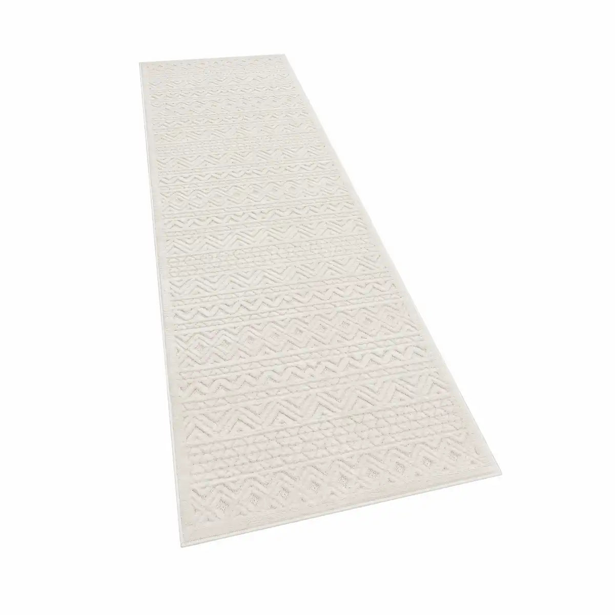 Tapis de Couloir Zagora Cream sur fond blanc