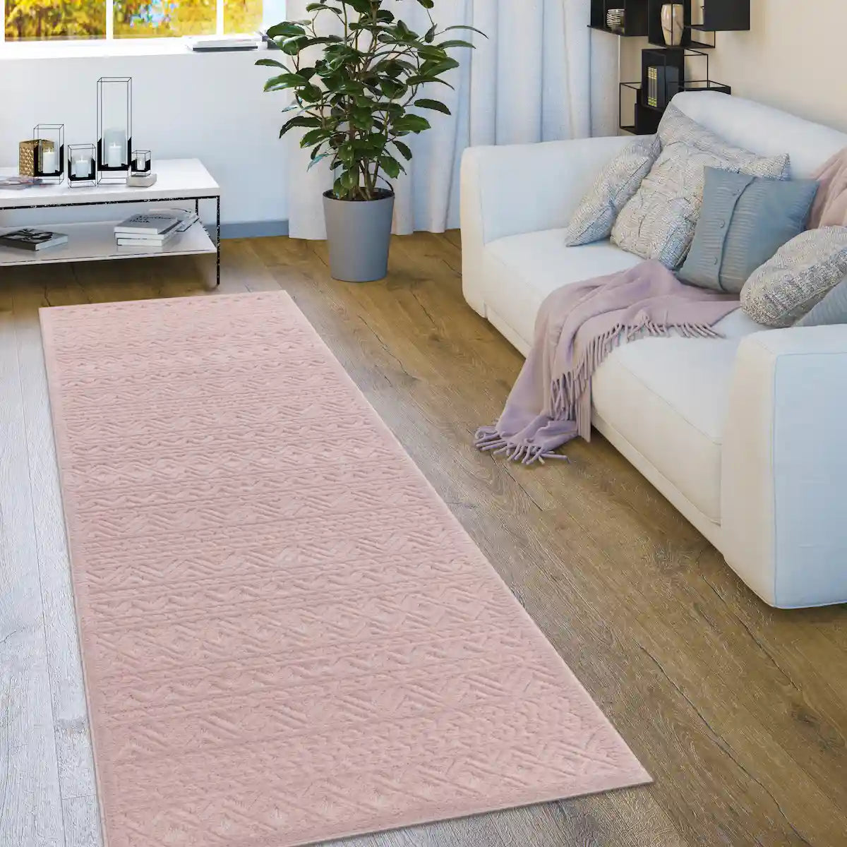Tapis de Couloir Zagora Rose