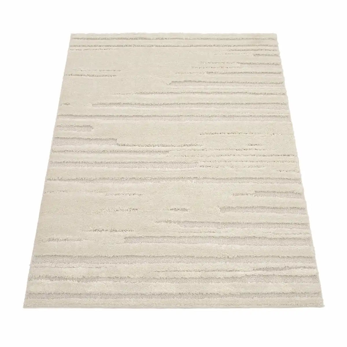 Tapis Design Alkena Cream sur fond blanc