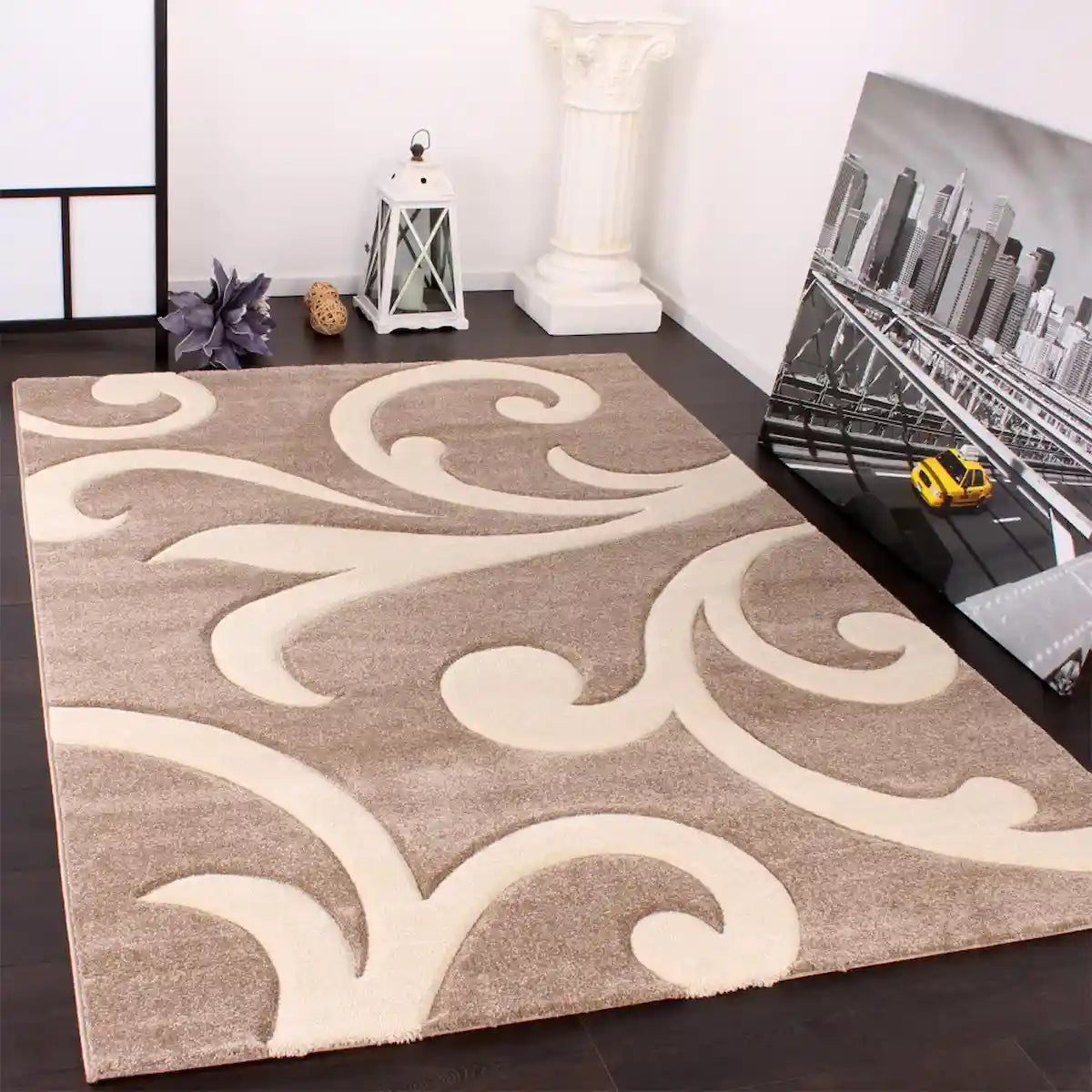 Tapis Design Aria Beige
