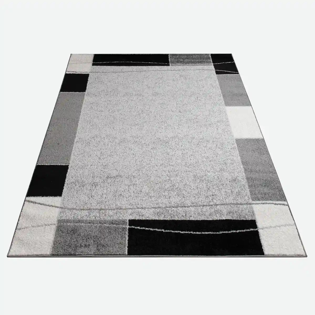 Tapis Design Loga Gris sur fond blanc