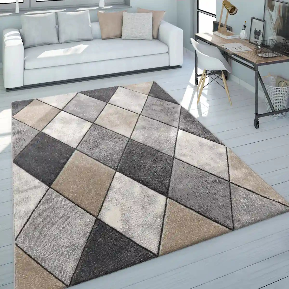 Tapis Design Losta Beige