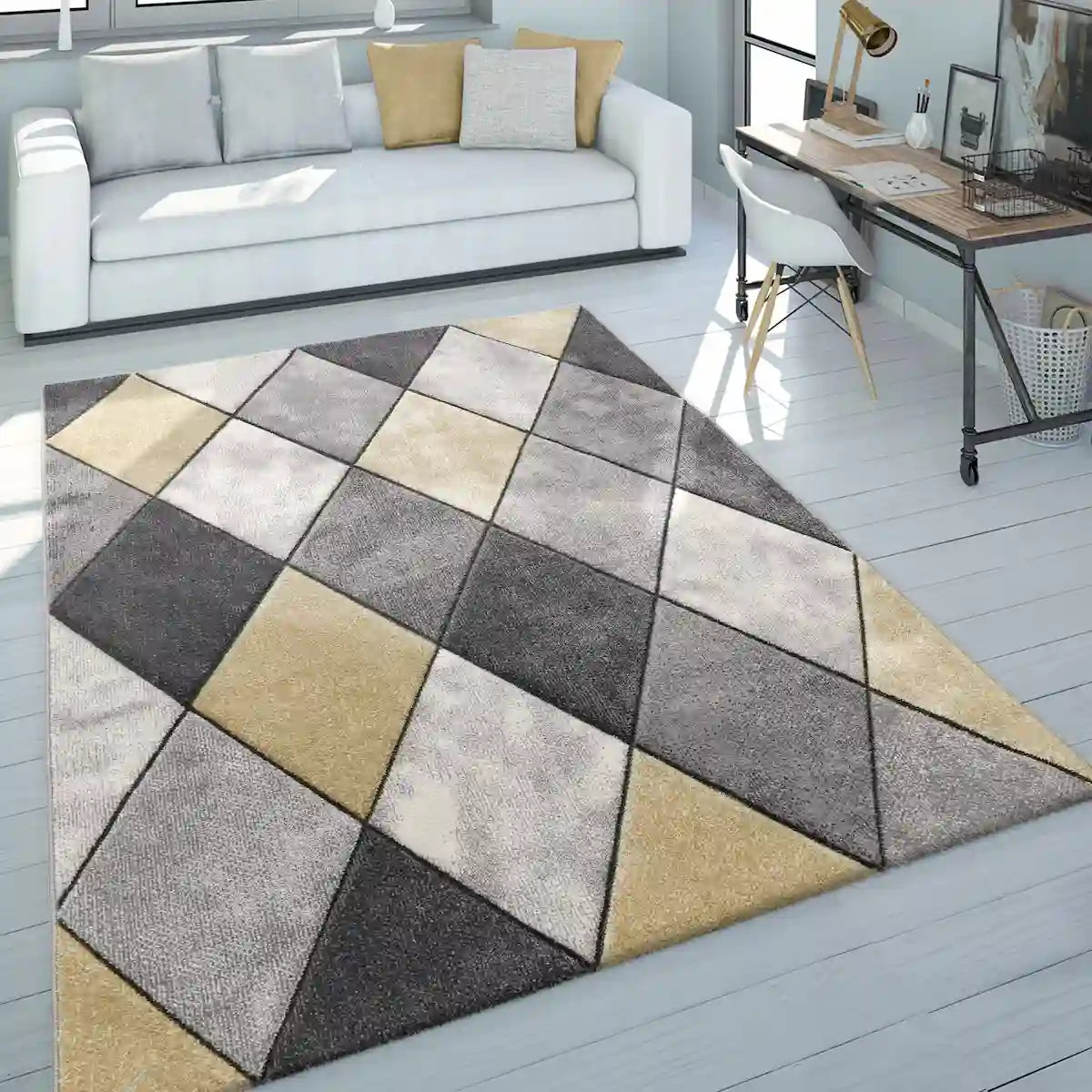Tapis Design Losta Jaune