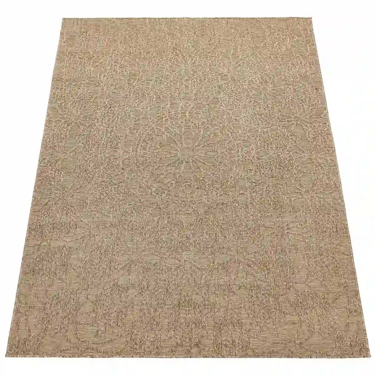 Tapis Design Velta Beige sur fond blanc