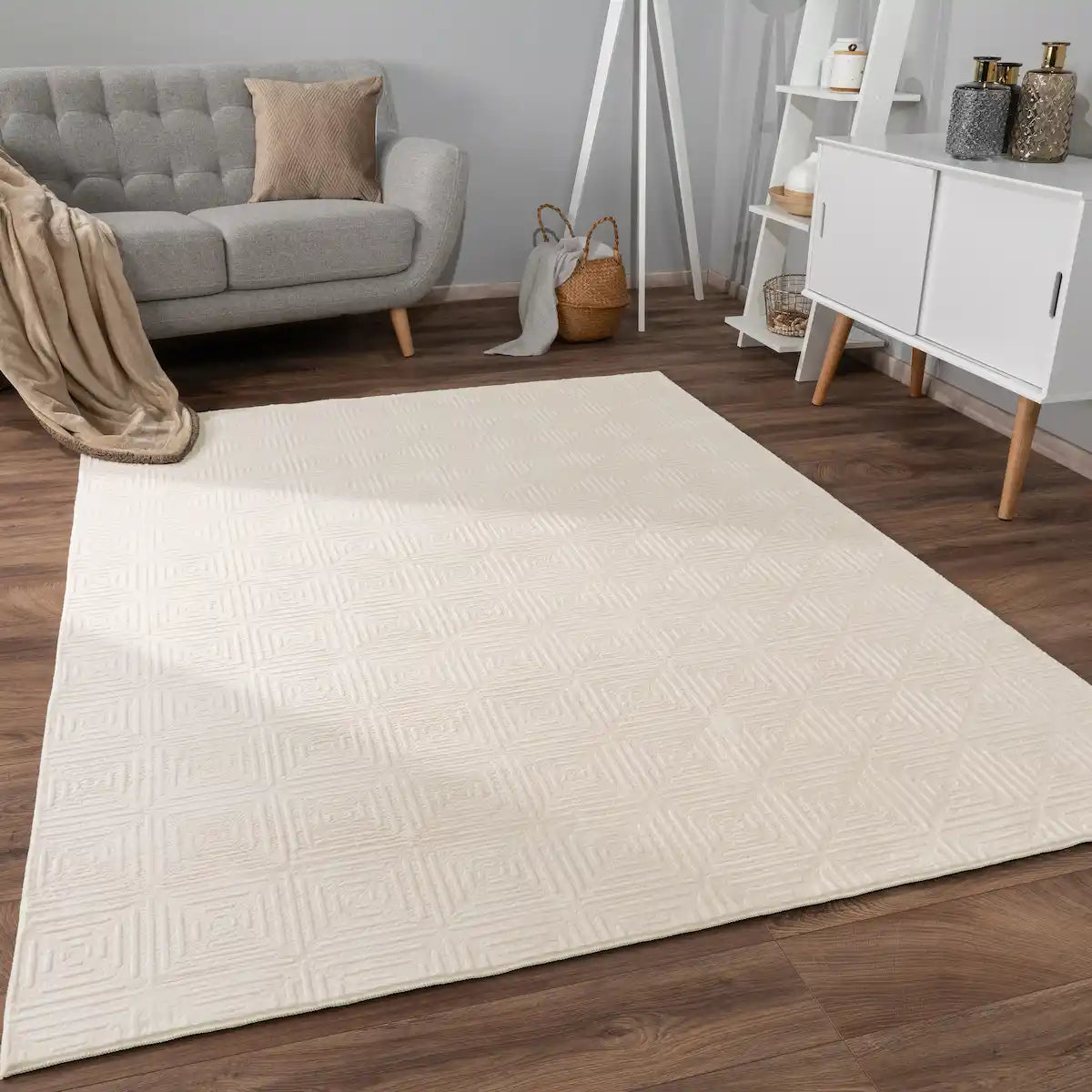 Tapis Doux Calevo - Crème